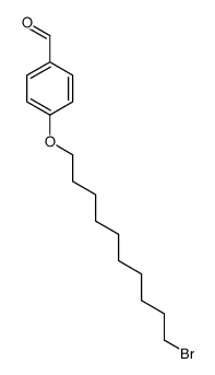 4-(10-溴癸氧基)苯甲醛 结构式