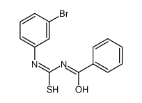 Benzamide, N-[[(3-bromophenyl)amino]thioxomethyl]- 结构式