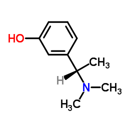 3-(1-(S)-(N,N-二甲基氨基)乙基)苯酚 结构式