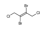 (2E)-2,3-二溴-1,4-二氯-2-丁烯 结构式