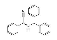 Benzeneacetonitrile, α-[(diphenylmethyl)amino]-, (αS)- 结构式