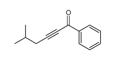 5-甲基-1-苯基-2-己炔-1-酮 结构式