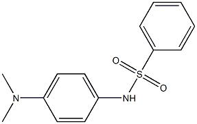 N-(4-Dimethylaminophenyl)benzenesulfonamide 结构式