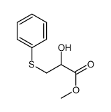 2-羟基-3-(苯硫基)丙酸甲酯 结构式