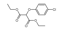 2-(4-氯苯氧基)-1,3-丙二酸二乙酯 结构式