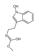 Carbamic acid, N-[2-(1-hydroxy-1H-indol-3-yl)ethyl]-, methyl ester 结构式