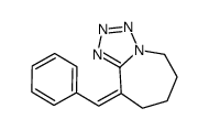 5H-Tetrazolo[1,5-a]azepine, 6,7,8,9-tetrahydro-9-(phenylmethylene)- 结构式