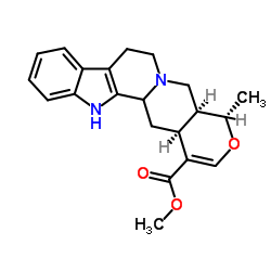 四氢鸭脚木碱 结构式