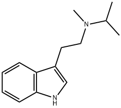 N-甲基-N-异丙基色胺 结构式