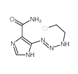 5-(3-(2-氯乙基)三氮烯-1-基)咪唑-4-甲酰胺 结构式