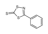 3-Phenyl-1,4,2-dithiazole-5-thione 结构式