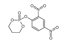 2-(2,4-二硝基苯氧基)-1,3,2-二氧磷杂环己烷 2-氧化物 结构式