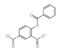 2,4-二硝基苯酚苯甲酸酯 结构式