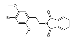 1H-Isoindole-1,3(2H)-dione, 2-[2-(4-bromo-2,5-dimethoxyphenyl)ethyl]- 结构式