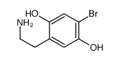 2-(2-氨基乙基)-5-溴-1,4-苯二酚 结构式