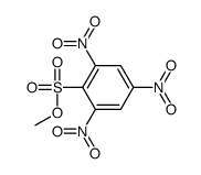 2,4,6-三硝基苯磺酸甲酯 结构式