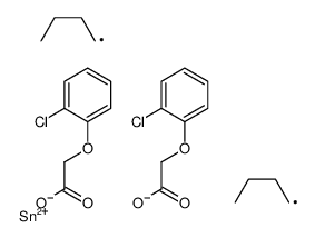 Stannane, dibutylbis[[(2-chlorophenoxy)acetyl]oxy]- (9CI) 结构式