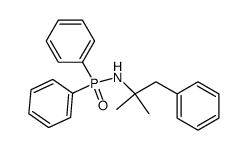 Phosphinic amide, N-(1,1-dimethyl-2-phenylethyl)-P,P-diphenyl- 结构式