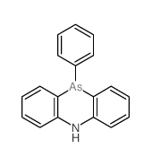 Phenarsazine, 5,10-dihydro-10-phenyl- 结构式