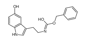 BENZYL[2-(5-HYDROXYINDOL-3-YL)-ETHYL]CARBAMATE 结构式