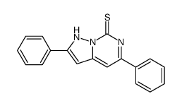 2,5-二苯基吡唑并[1,5-c]嘧啶-7(6H)-硫酮 结构式