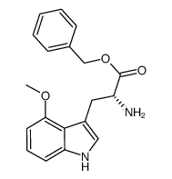 4-甲氧基-D-色氨酸苄酯 结构式