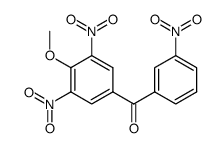 4-甲氧基-3,3',5-三硝基二苯甲酮 结构式