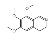 3,4-二氢-6,7,8-三甲氧基异喹啉 结构式