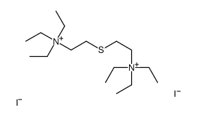 triethyl-[2-(2-triethylammonioethylsulfanyl)ethyl]azanium diiodide 结构式