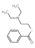 Benzenecarbothioicacid, S-[2-(diethylamino)ethyl] ester 结构式