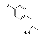 1-(4-溴苯基)-2-甲基丙烷-2-胺 结构式