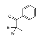 2,2-二溴-1-苯基-1-丙酮 结构式