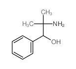 2-氨基-2-甲基-1-苯基丙烷-1-醇 结构式