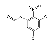 N-(3,5-二氯-2-硝基苯基)乙酰胺 结构式
