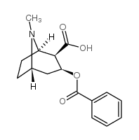 苯甲酰芽子碱 结构式