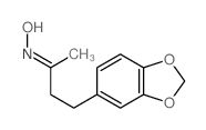 2-Butanone, 4-(1,3-benzodioxol-5-yl)-, oxime 结构式