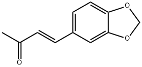 (E)-4-(苯并[D][1,3]二氧戊环-5-基)丁-3-烯-2-酮 结构式