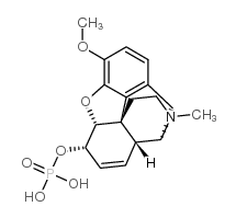 可待因磷酸盐 结构式