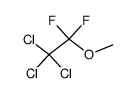 1,1,1-三氯-2,2-二氟-2-甲氧基乙烷 结构式