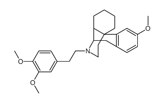 17-(3,4-二甲氧基苯乙基)-3-甲氧基吗啡喃 结构式