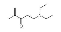 5-(二乙氨基)-2-甲基-1-戊烯-3-酮 结构式
