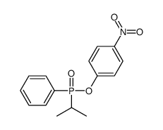 4-Nitrophenyl (1-methylethyl)phenylphosphinate 结构式