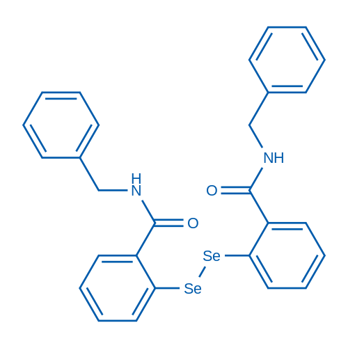 Benzamide, 2,2'-diselenobis[N-(phenylmethyl)- 结构式