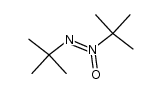 Diazene, 1,2-bis(1,1-dimethylethyl)-, 1-oxide 结构式