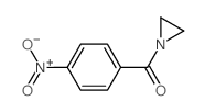 1-(p-Nitrobenzoyl)aziridine 结构式