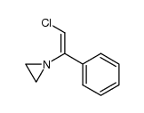 Aziridine, 1-(2-chloro-1-phenylethenyl)-, (Z)- (9CI) 结构式