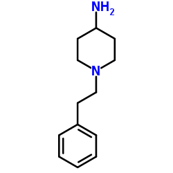 N-苯乙基-4-氨基哌啶 结构式