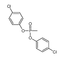 甲基膦酸二(4-氯苯基)酯 结构式