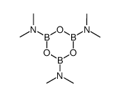 2,4,6-三(二甲氨基)环三硼氧烷 结构式