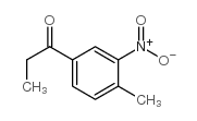 3-硝基-4-甲基苯丙酮 结构式